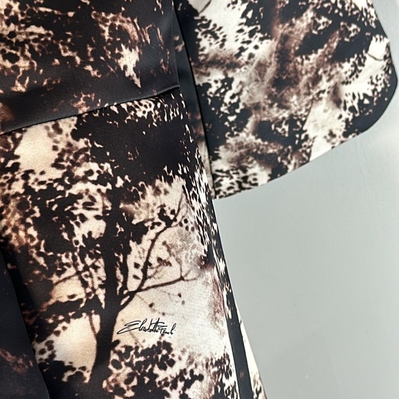 NWT Elisabetta Franchi Enchanted Forrest Dress Size 42(6) - Picture 13 of 16
